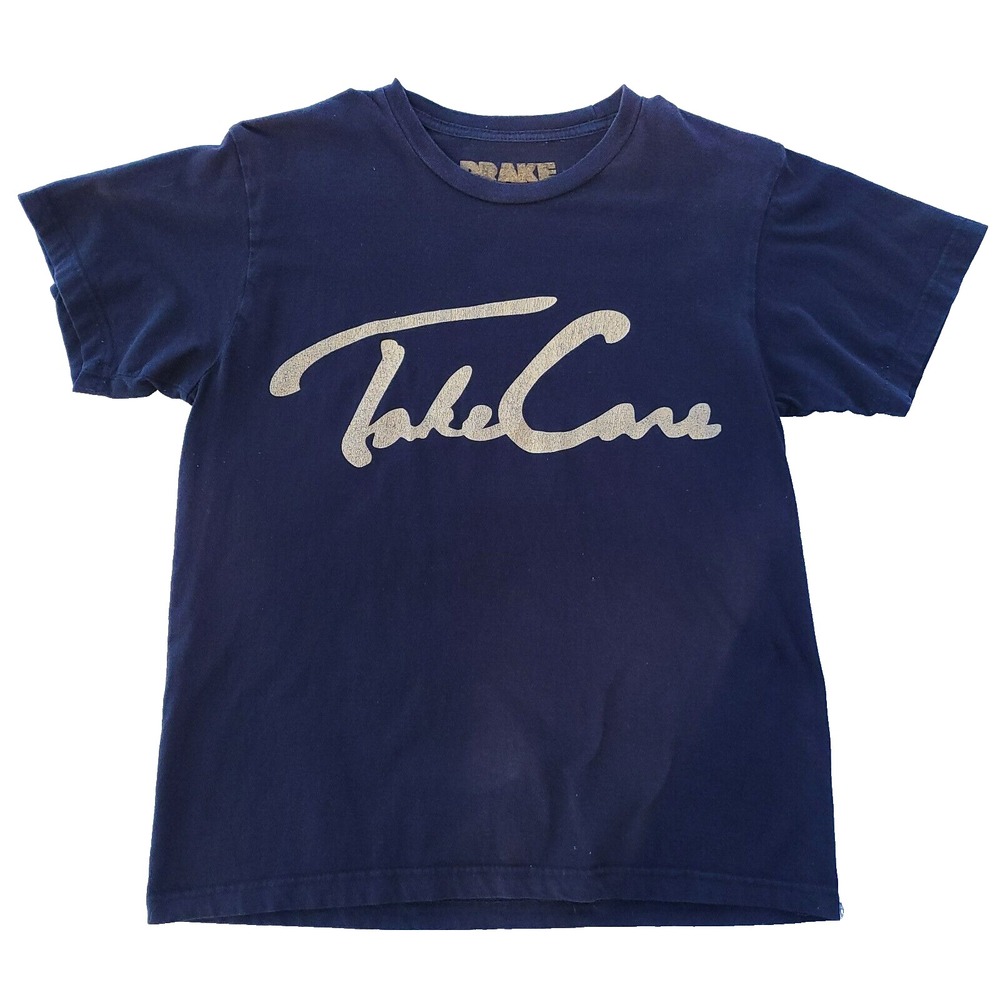 Drake T-Shirt Adult Unisex S Black Take Care 2011 Tour Promo‎ Cotton Made in USA